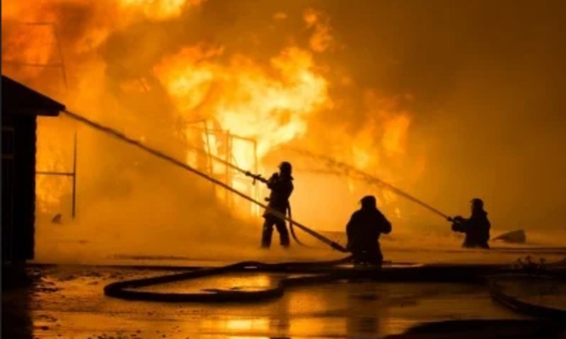 House catches fire in Serbia