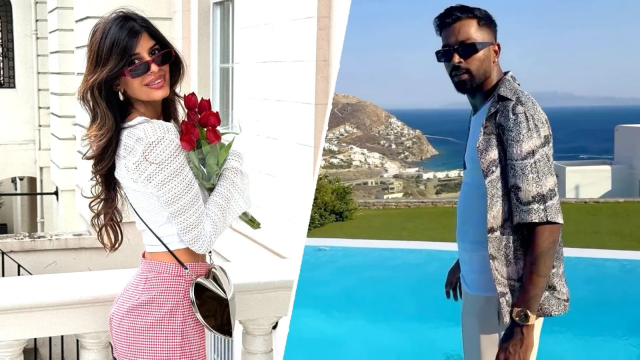 Jasmin Walia Hardik Pandya in Greece