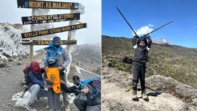 Tegbir Singh from Punjab conquered Kilimanjaro 