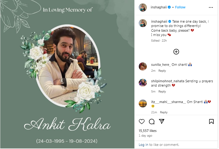 ankit kalra passes away