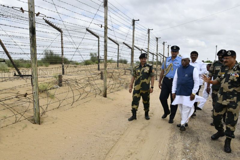 governor haribhau bagade indo pak border