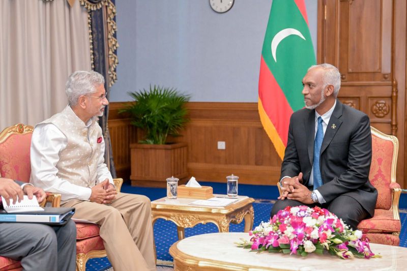 S. Jaishankar meets Mohamed Muizzu