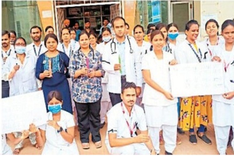 Kolkata Rape Murder Case: durg doctrors strike cg news