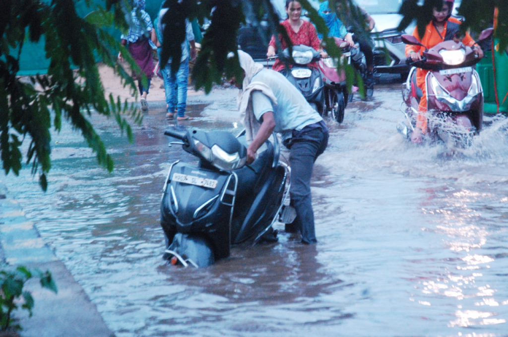 heavy rain