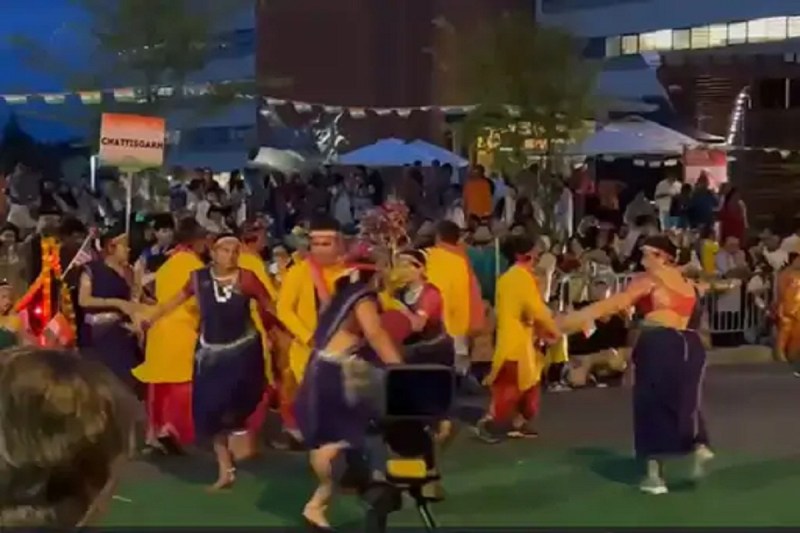 Chhattisgarh women danced in America