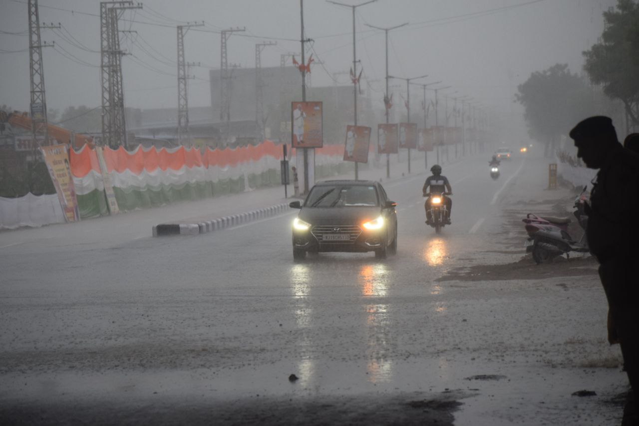 जोधपुर में शाम को मूसलाधार बारिश, 26 अगस्त को भारिश बारिश की आशंका