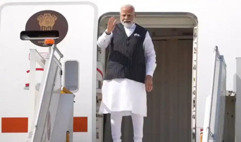 PM Narendra Modi emplanes for Warsaw in Poland