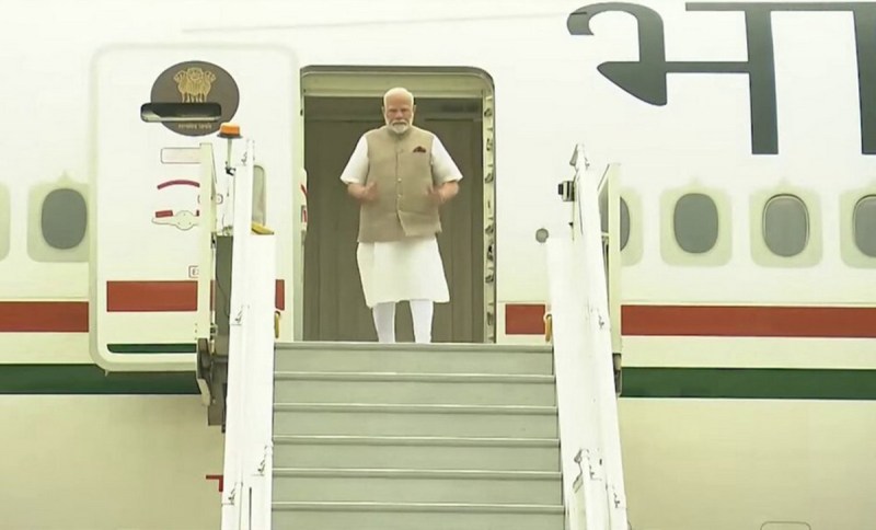 PM Narendra Modi returns to India