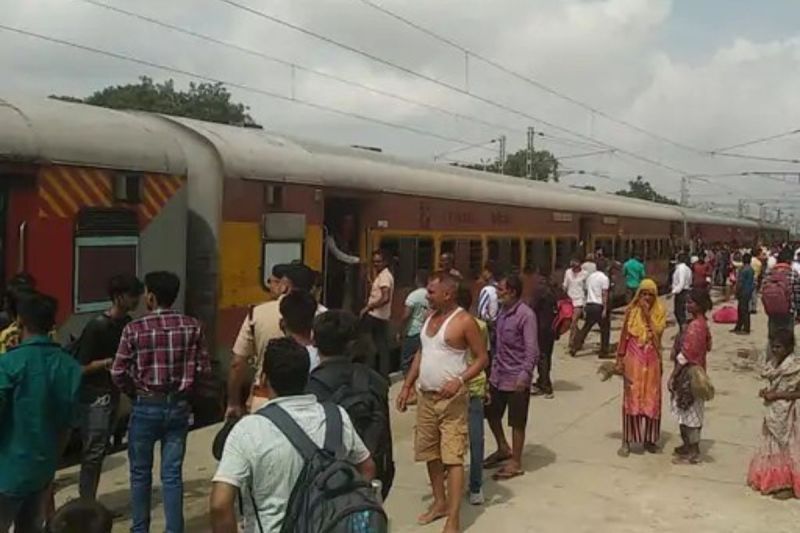 punjab Mail Accident, Train accident