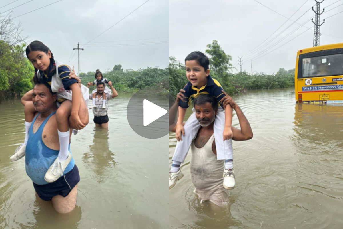 Video: गहरे पानी में फंसी स्कूली बस तो जान पर बन आई, मसीहा बने ग्रामीणों ने ऐसे
बचाई 15 बच्चों की जान