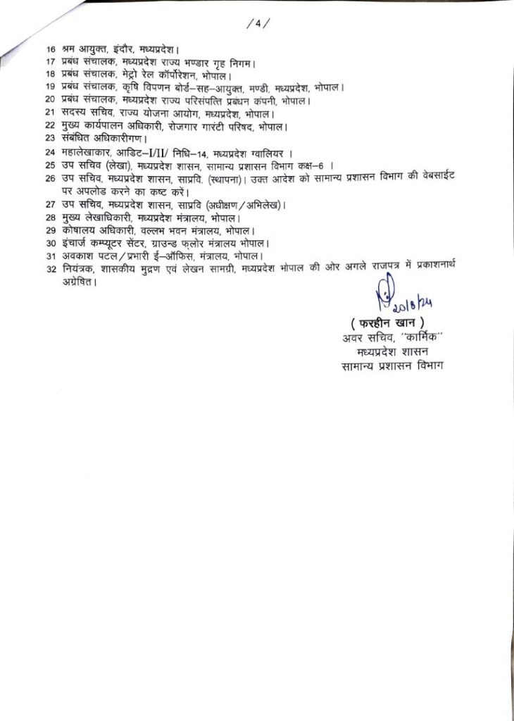 IAS Officers Transfer