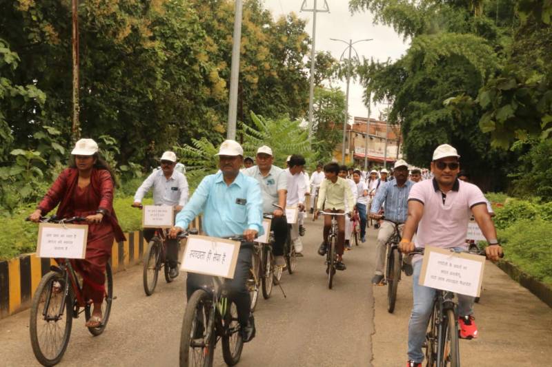 स्वच्छता पखवाड़े के तहत जिले में आयोजित किए जा रहे विविध कार्यक्रम