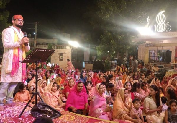 Khatu Shyam's Nishan Yatra started from Banshiwala, pleased Baba with bhajans