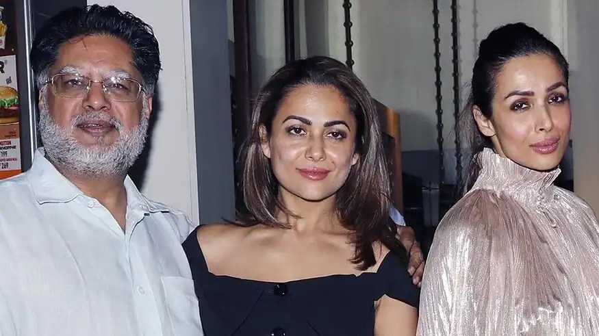 malaika with her father