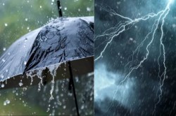 UP Rain Alert: यूपी के 15 जिलों में अगले 3 घंटों में आंधी-तूफान और भारी बारिश का
ऑरेंज अलर्ट - image