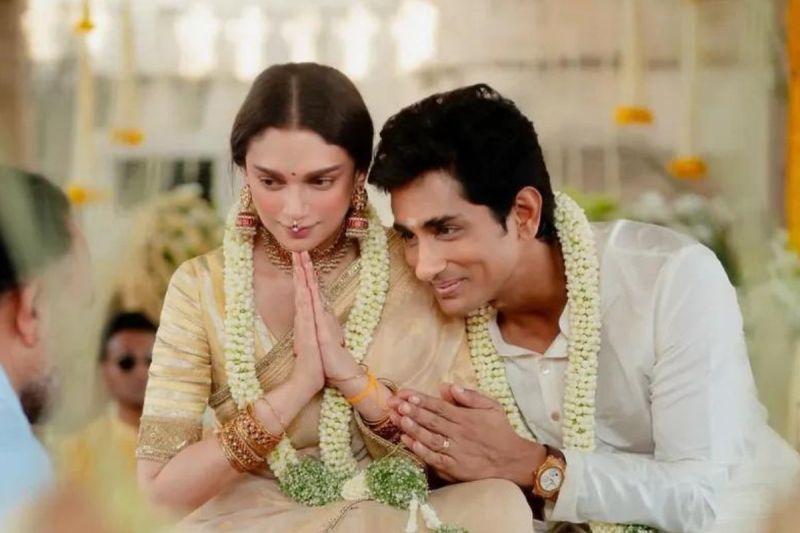 Aditi Rao Hydari- Sidharth Wedding Photo