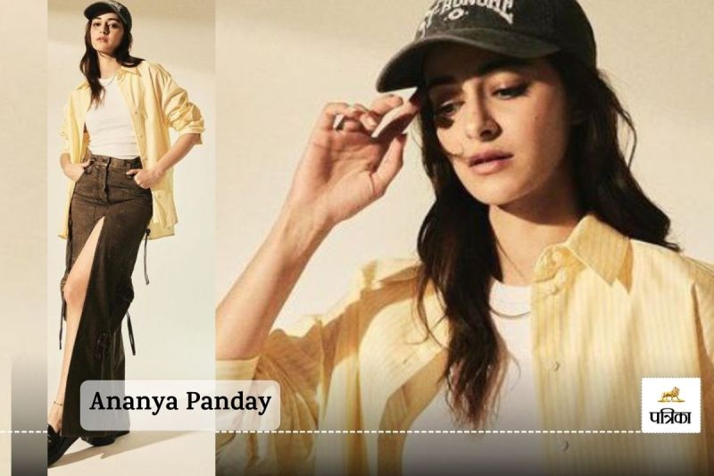 She worked her magic in street skirt fashion with casual denim