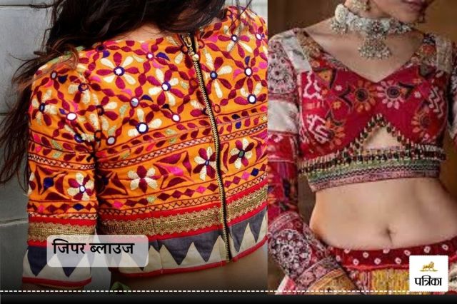 Every blouse tells a story ,make yours unforgettable this Navratri