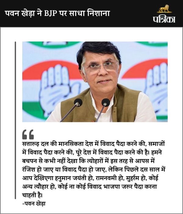 Pawan khera On BJP