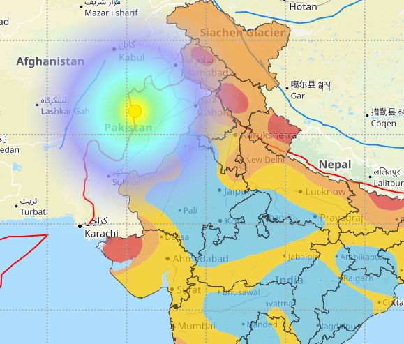 राजस्थान में भूकंप 