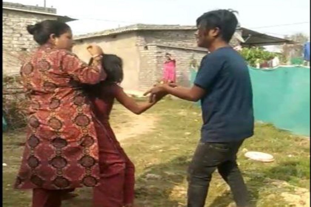 Woman brutally beaten girl