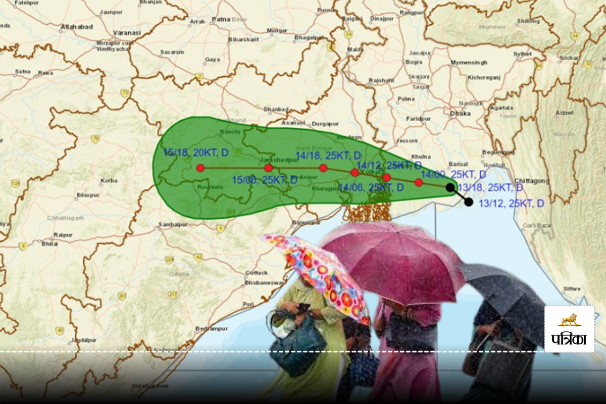 Deep Depression अगले 48 घंटे में 14 राज्यों में तबाही मचाएगा तूफान, Well Marked
Pressure से भारी बारिश के साथ बाढ़ की आशंका