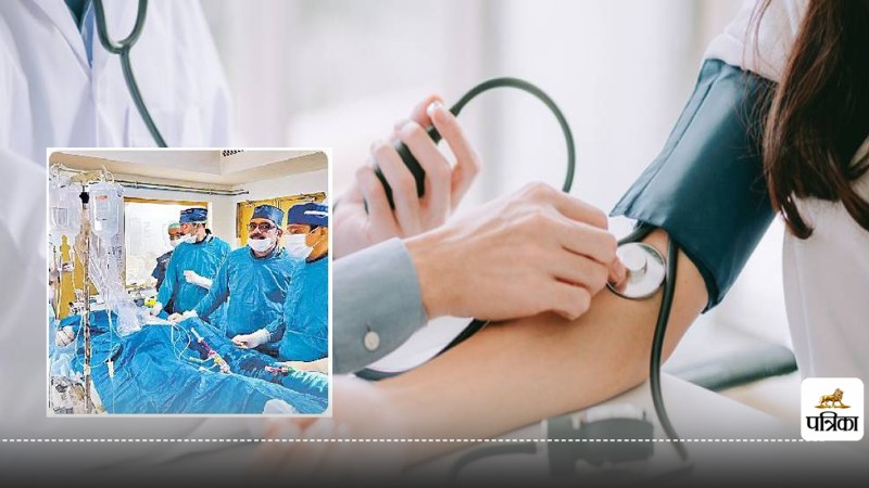 High blood pressure will be treated with renal denervation technique : महिला की सर्जरी करते हुए डॉक्टर।