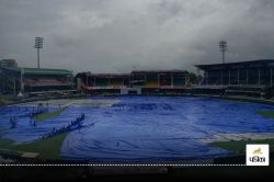 IND vs BAN 2nd Test Day 2: कानपुर के ग्रीन पार्क में बारिश जारी, टीम इंडिया होटल
लौटी - image