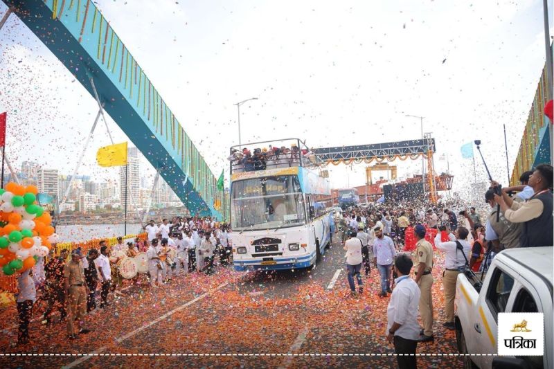 Coastal Road Bandra-Worli Sea Link join