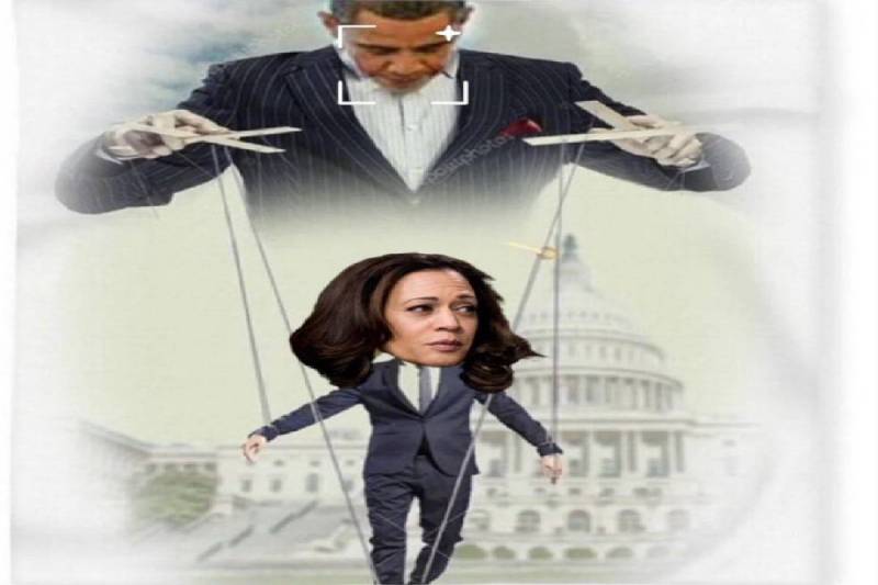Obama and kamala Harris