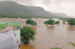 Rajasthan Monsoon: राजस्थान के दौसा में 8 साल बाद छलका ये बांध, ग्रामीणों के खिल
उठे चेहरे - image