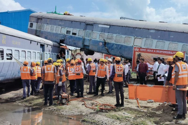 Train Accident Mock Drill