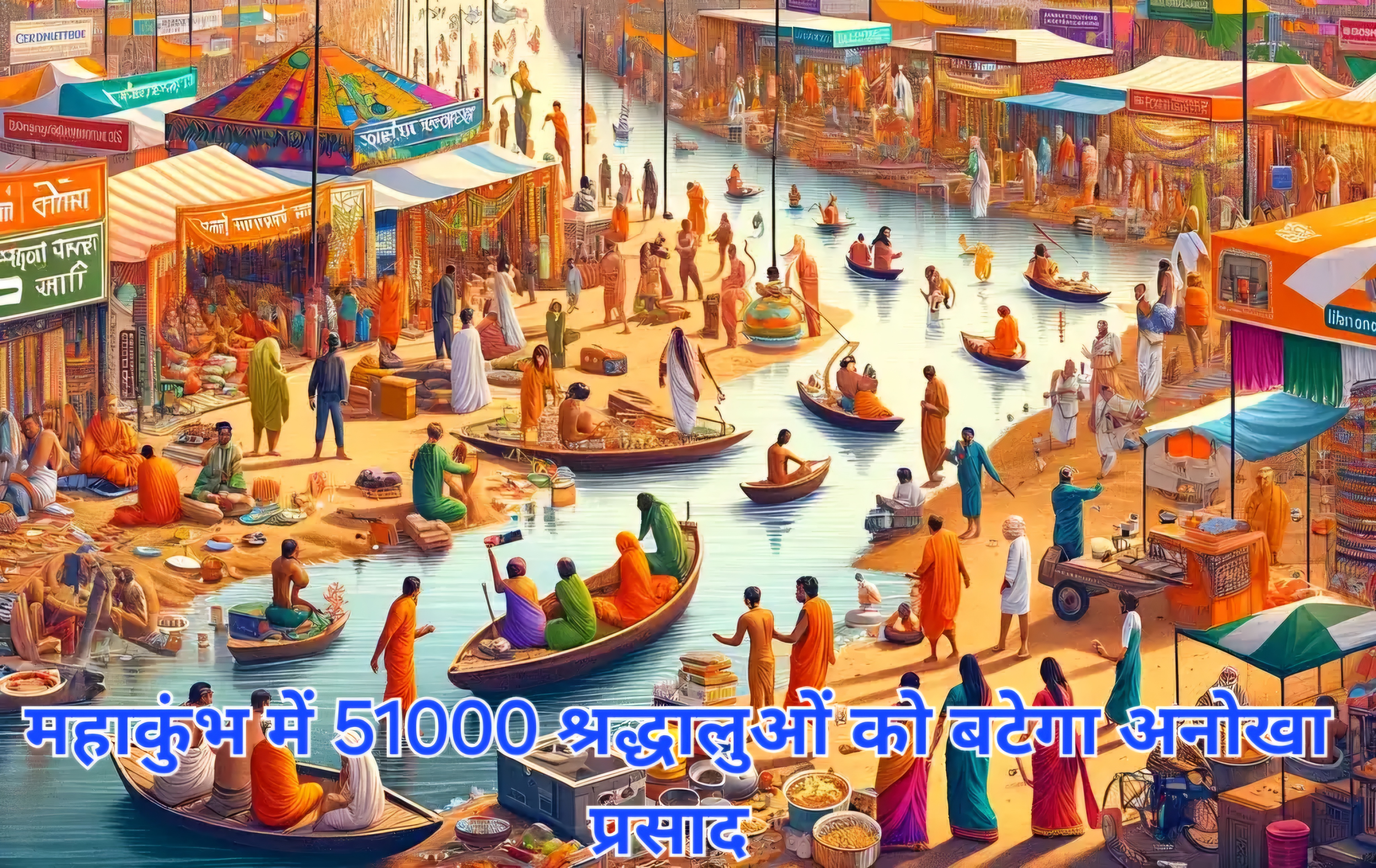 Prayagraj Mahakumbh 2025: महाकुंभ में संत बाटेंगे अनोखा प्रसाद, 51 हजार लोगों को
मिलेगा पाने का सौभाग्य