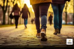 Walking 150 minutes a week : सप्ताह में सिर्फ 150 मिनट पैदल चलने से क्या होता
है? - image