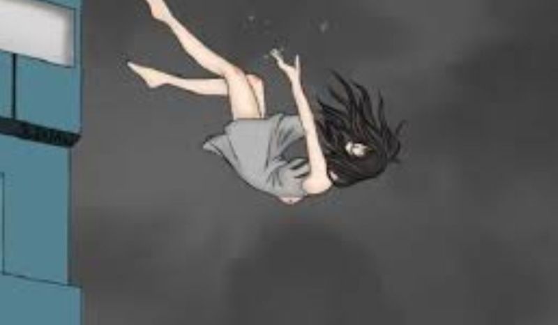 Woman busy on phone died after falling from two floors