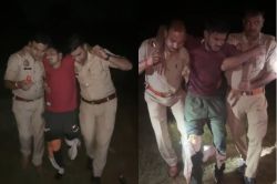 व्यापारी की हत्या करने वाले बदमाशों का पुलिस ने किया हाफ एनकाउंटर, एक पुलिस
कर्मी और दो बदमाश घायल - image