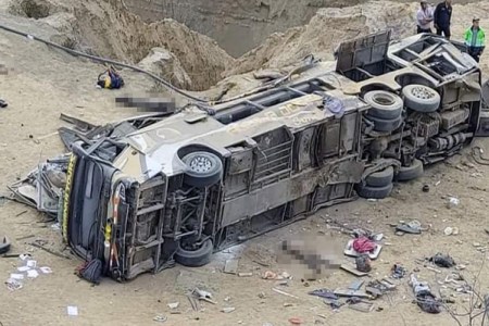 Bus accident in Peru
