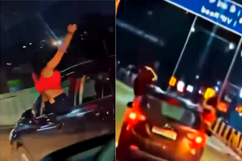 Bhopal Girls Car Stunt