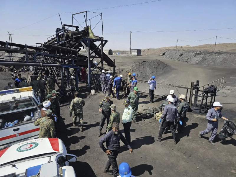 Coal mine explosion in Iran