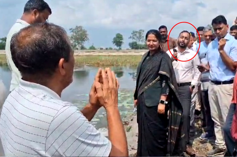 Collector Anurag Verma got Angry