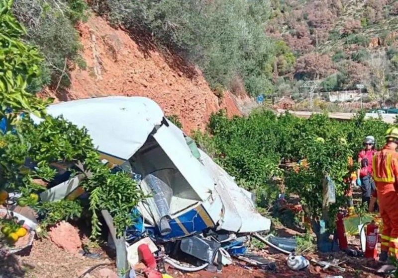 Helicopter crash in Spain