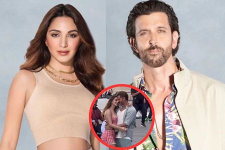 Hrithik Roshan के बाहों में दिखीं कियारा आडवाणी, War 2 के सेट से LEAK