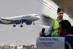 Indigo Flight : इंदौर आ रही फ्लाइट की छत से यात्री पर टपकने लगा पानी, फिर जहाज
में जमकर मचा बवाल - image