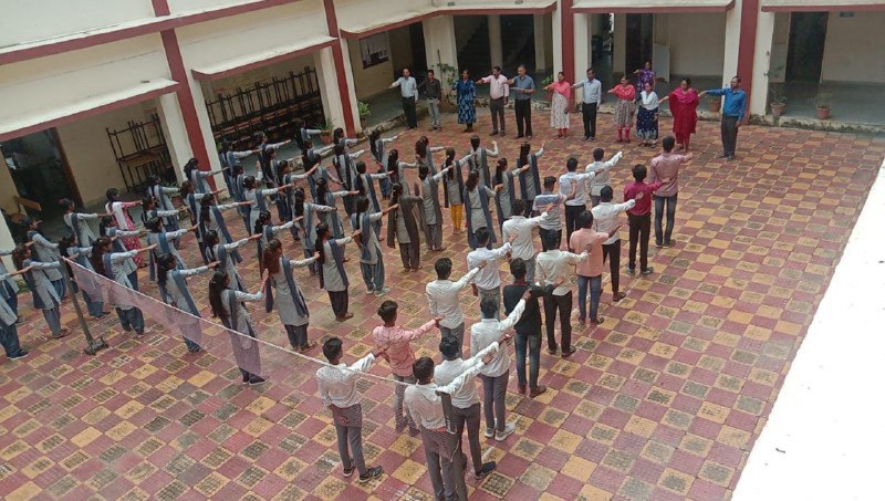 Cleanliness Fortnight started in the college, oath taken