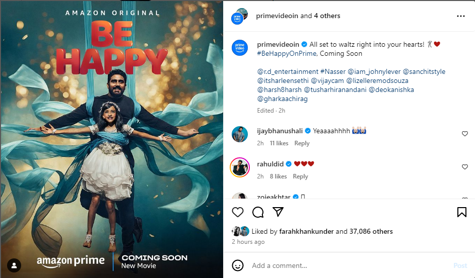 abhishek bachchan new movie be happy