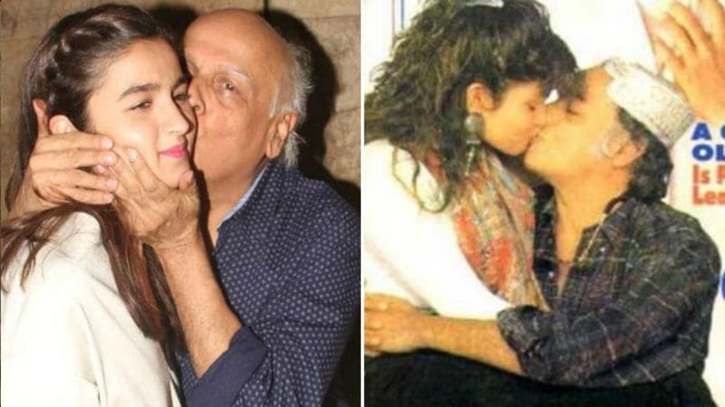 mahesh bhatt birthday liplock with pooja bhatt 