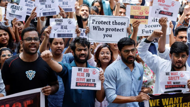 Kolkata Rape and Murder case Doctors Protest