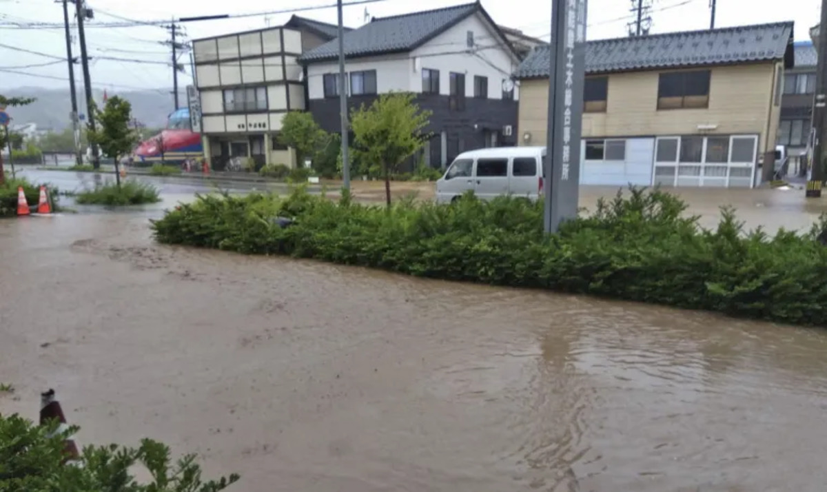 Heavy rainfall effects in Ishikawa of Japan