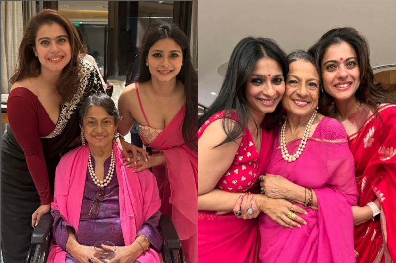 kajol mother Tanuja Birthday