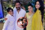 kajol with son in hospital
